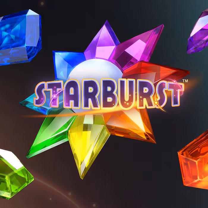 Starburst cosmic slot with expanding wild bursts